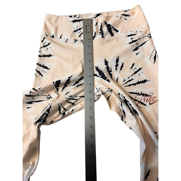 Nike One Luxe Resort Womens Sz Med Mid-Rise 7/8 Leggings Pearl White - Picture 6 of 9